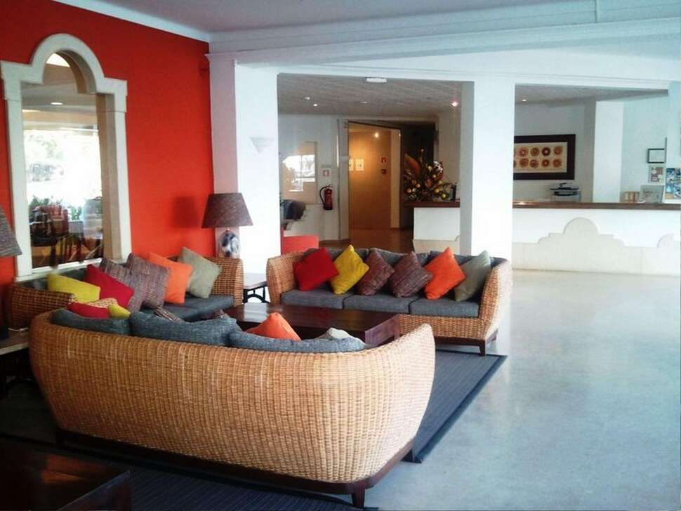 Een foto van het interieur van Hotel Atismar