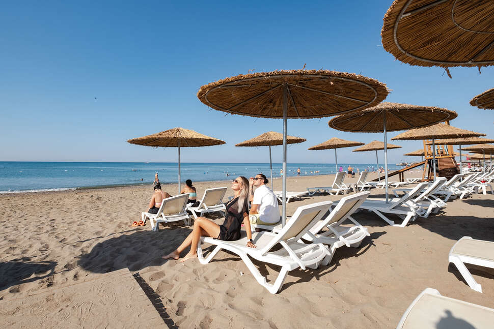 Een foto van het strand bij Hotel The X Belek