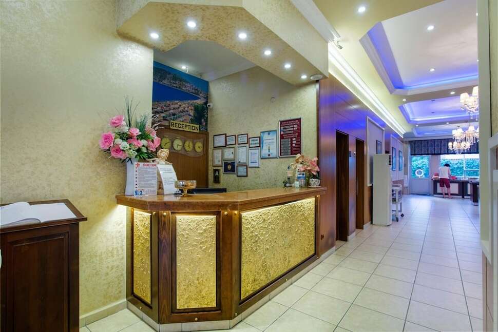 Een foto van het interieur van Alanya Beach Hotel