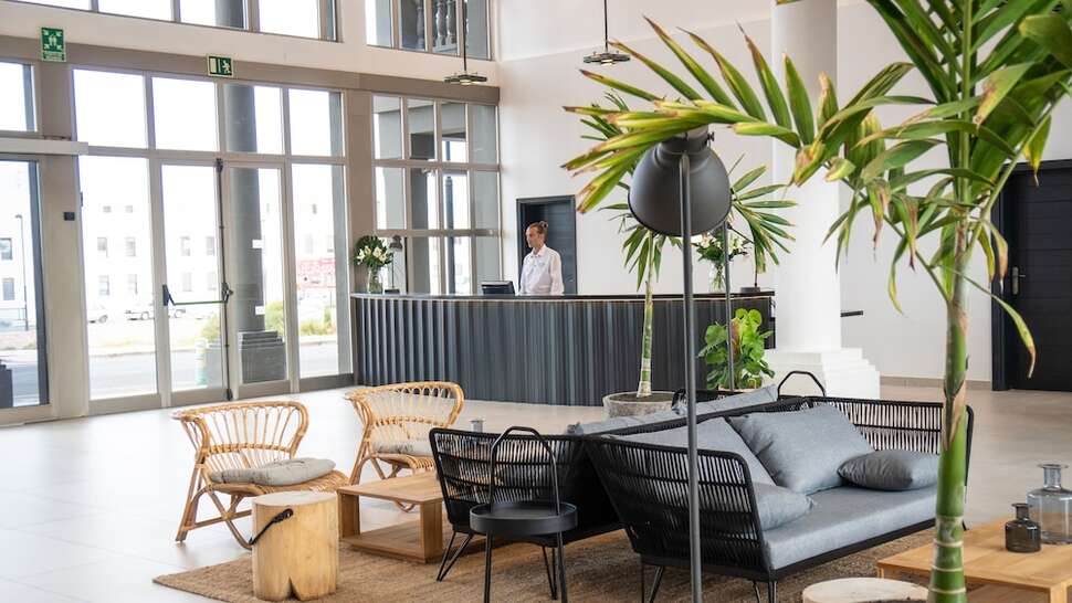 Een foto van het interieur van Hotel Coral Cotillo Beach