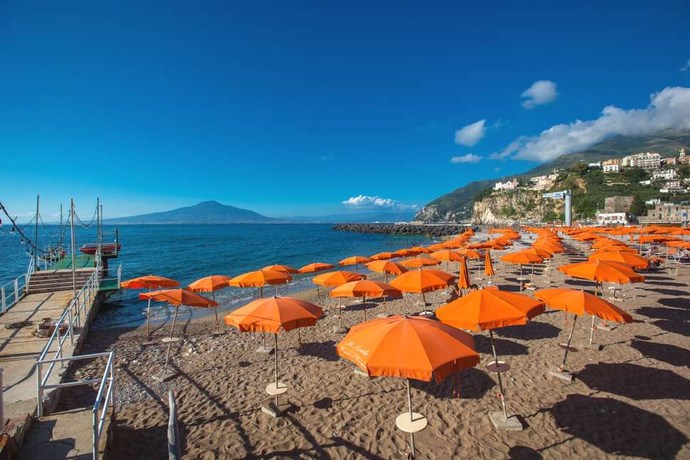 Ein Foto vom Strand beim Hotel & Apartments Le Axidie