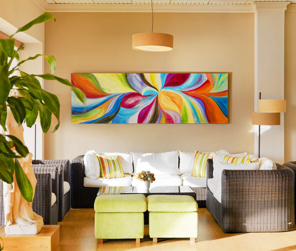 Een foto van het interieur van Regency Torviscas Appartementen & Suites