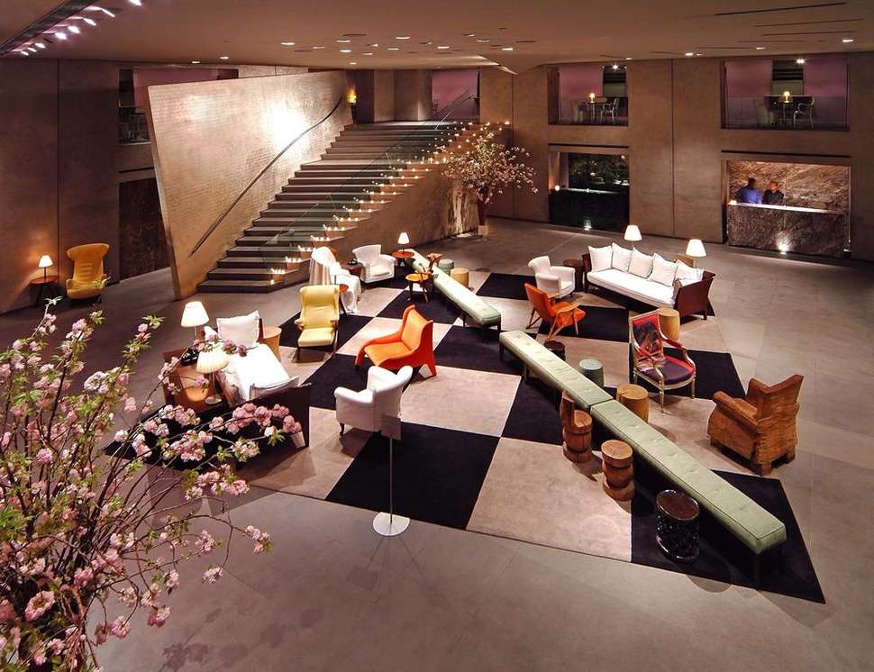 Een foto van het interieur van Paramount Hotel New York