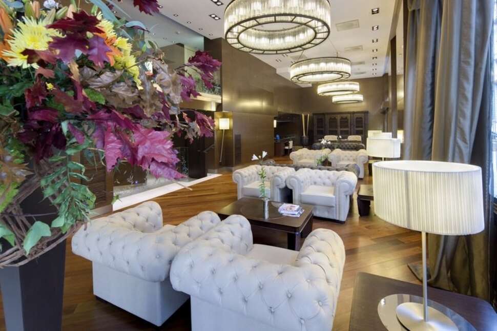 Een foto van het interieur van Hotel Barcelona Colonial