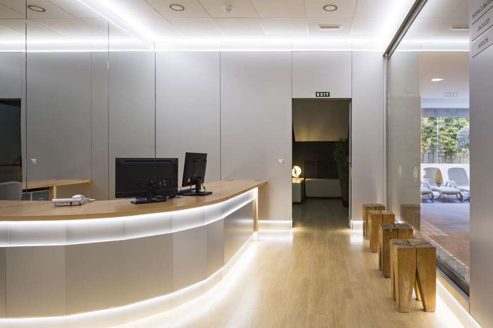 Een foto van het interieur van Ilunion Miramar