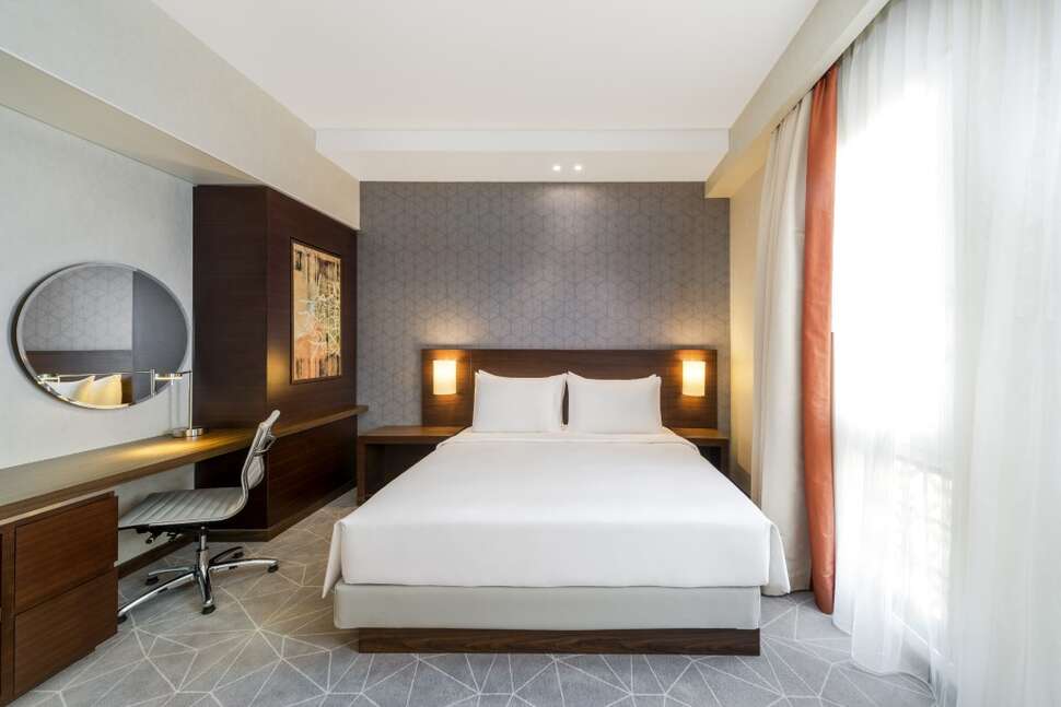 Ein Foto Hyatt Place Dubai Wasl District Hotel & Residences