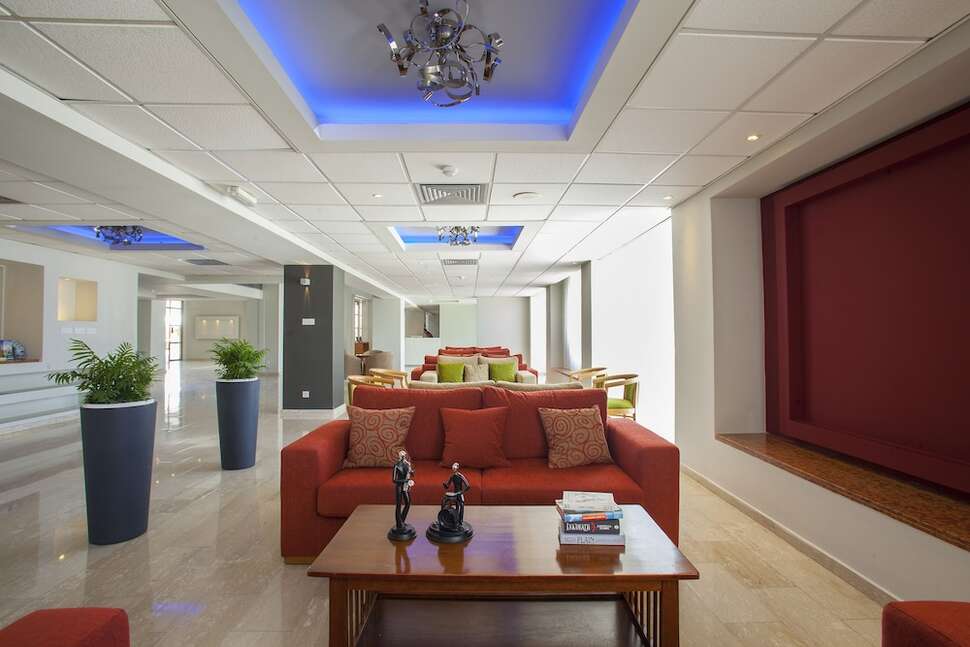 Een foto van het interieur van Mayfair Gardens Appartementen