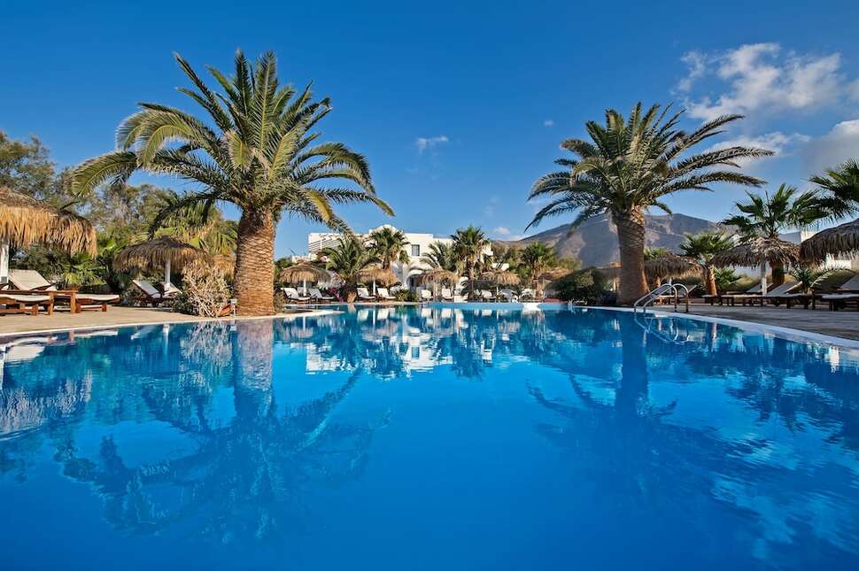Een foto van een overzicht van Atlantis Beach