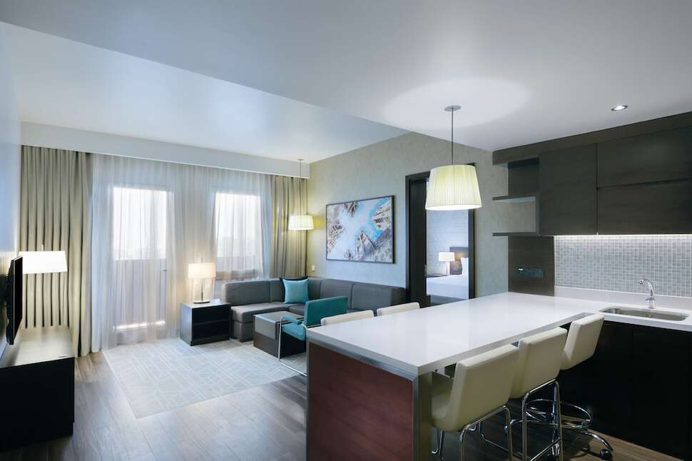 Ein Foto Hyatt Place Dubai Wasl District Hotel & Residences