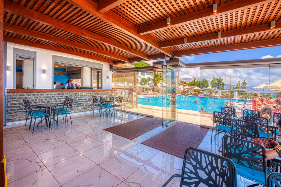 Een foto van de faciliteiten bij Elounda Water Park Residence Hotel