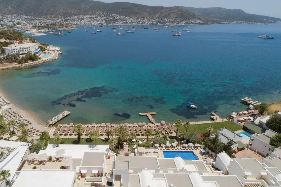 Een foto van het zwembad bij Agaya Bodrum
