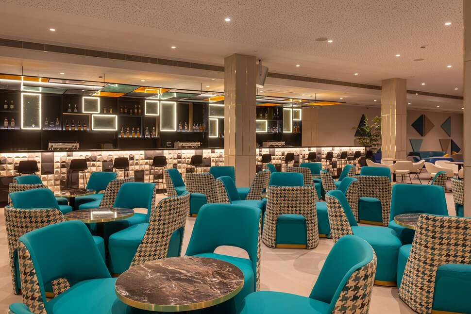 Ein Foto von den Einrichtungen im L'Azure Hotel