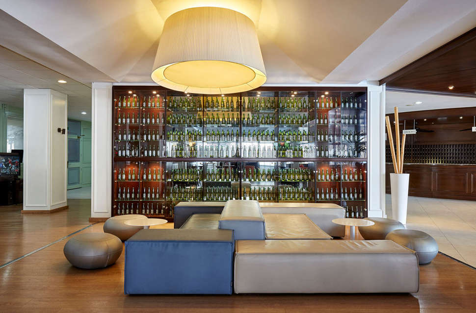 Een foto van het interieur van Gran Hotel Flamingo