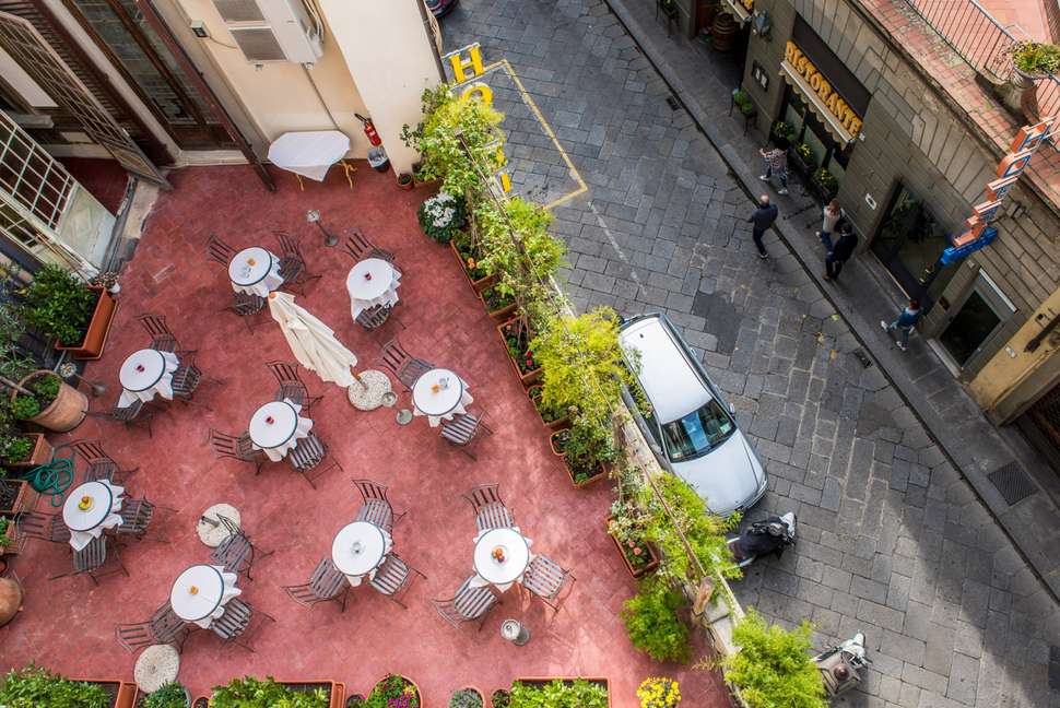 Een foto van de faciliteiten bij Hotel Paris Florence