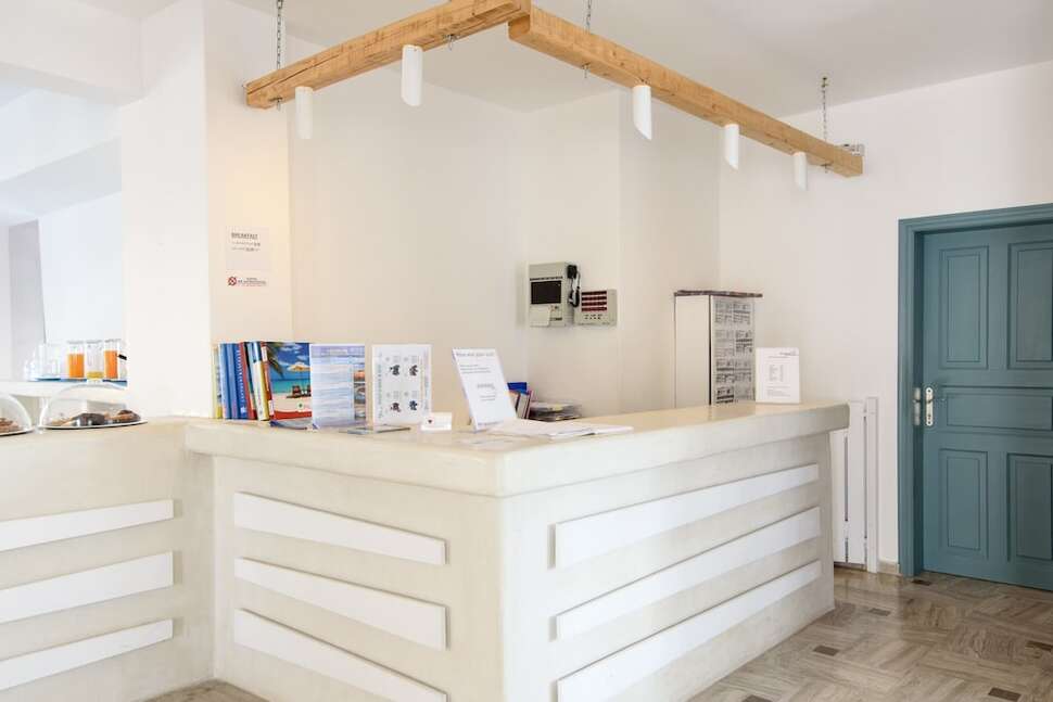 Een foto van het interieur van Iris Boutique Hotel