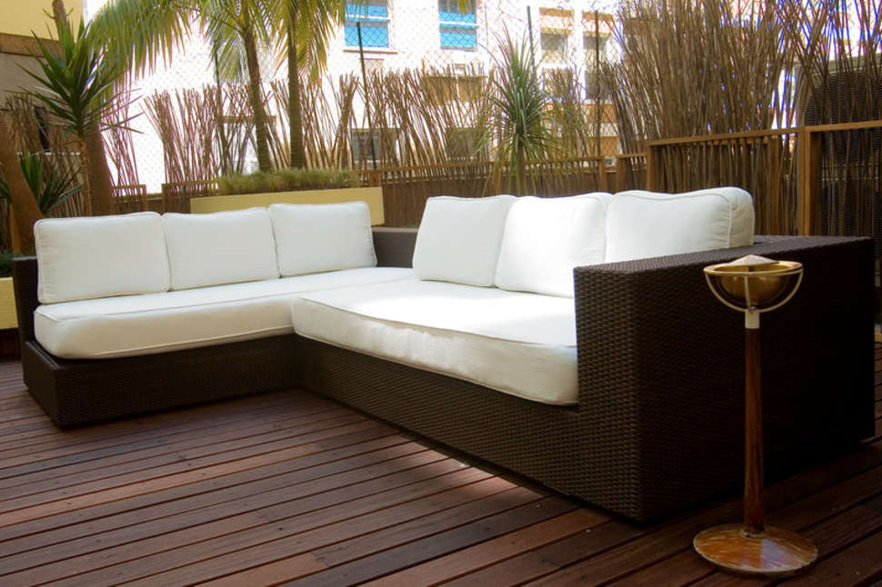 Een foto van het terras bij Hotel Florida