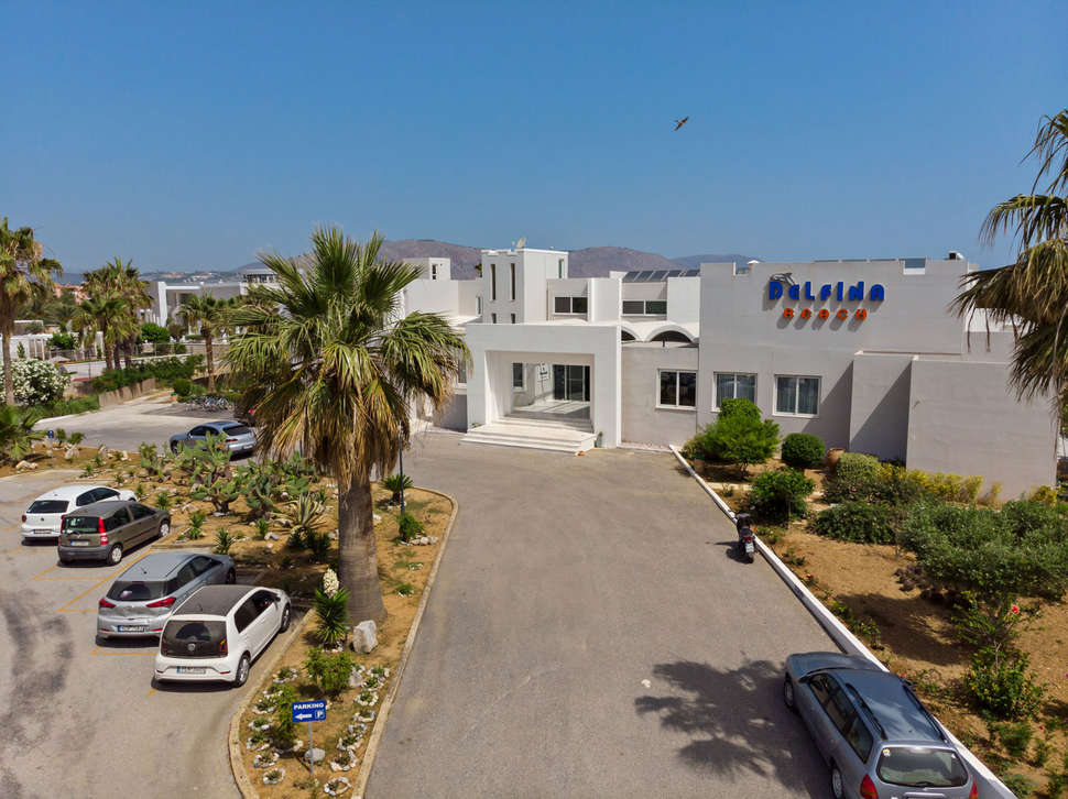 Ein Foto vom Strand beim Delfina Tropic Beach