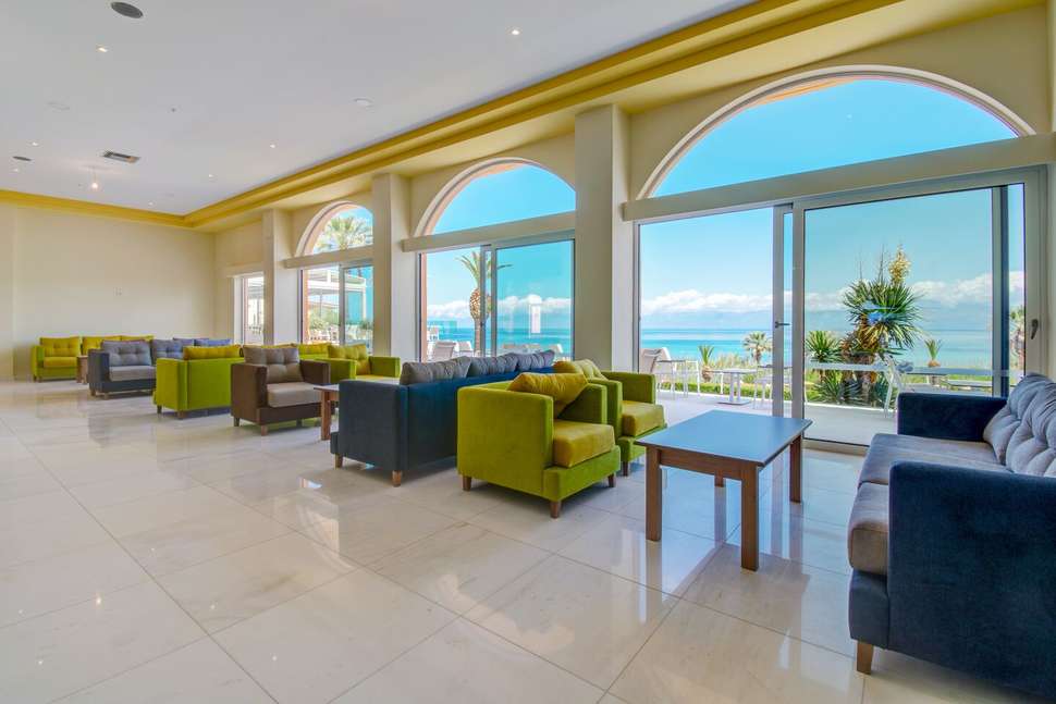 Ein Foto vom Innenbereich im Hotel Ibiscus Corfu