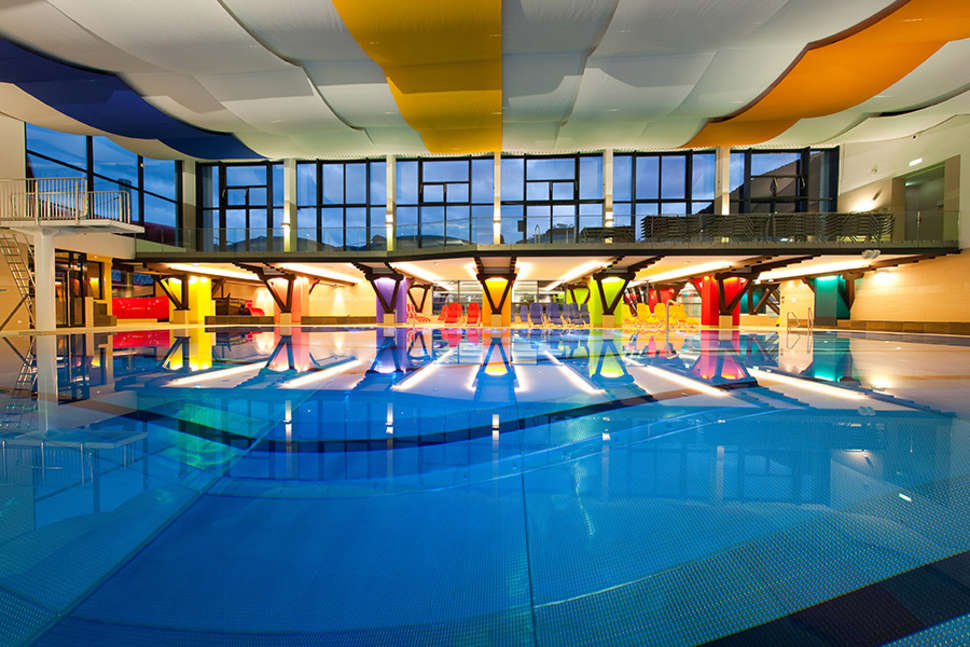 Een foto van het zwembad bij Hotel Der Waldhof
