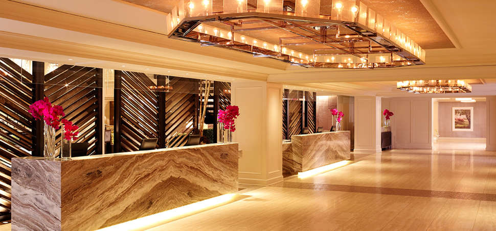 Een foto van het interieur van Park Central New York Hotel