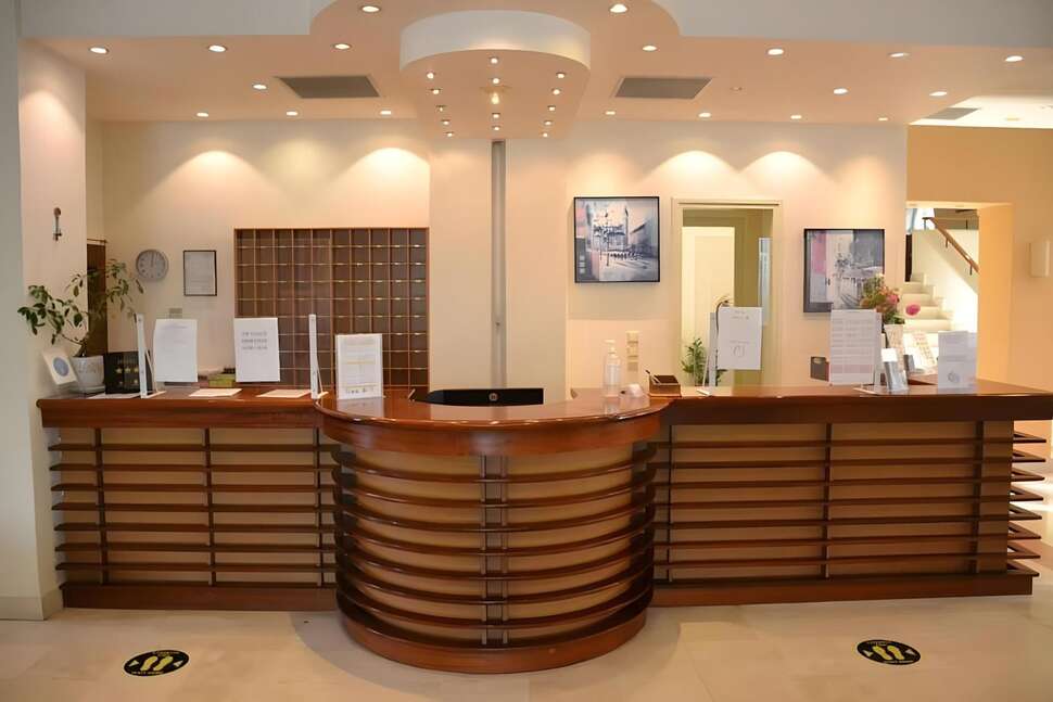 Een foto van het interieur van Corfu Hellinis Hotel