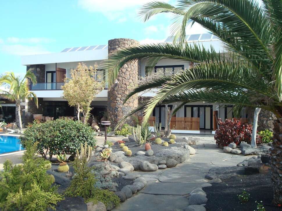 Een foto van het terras bij Hotel Villa Vik