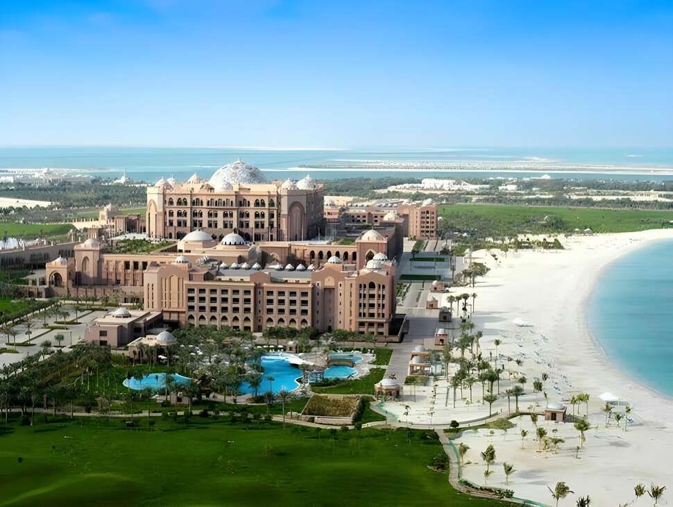 Een foto van een overzicht van Emirates Palace Mandarin Oriental