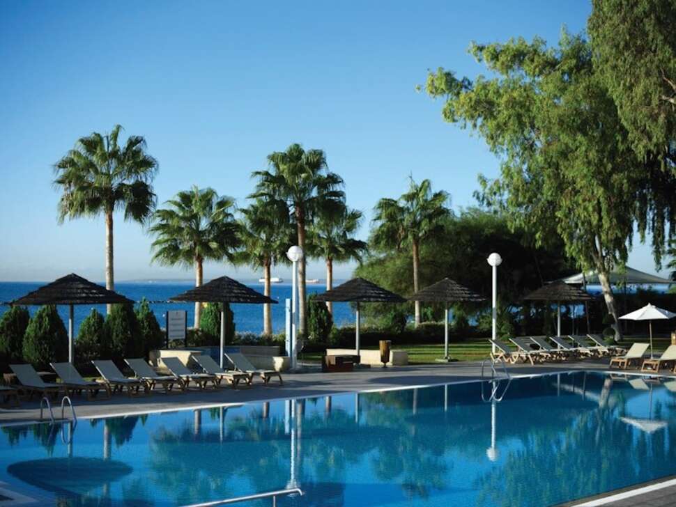 Een foto van een overzicht van Atlantica Miramare Beach Hotel