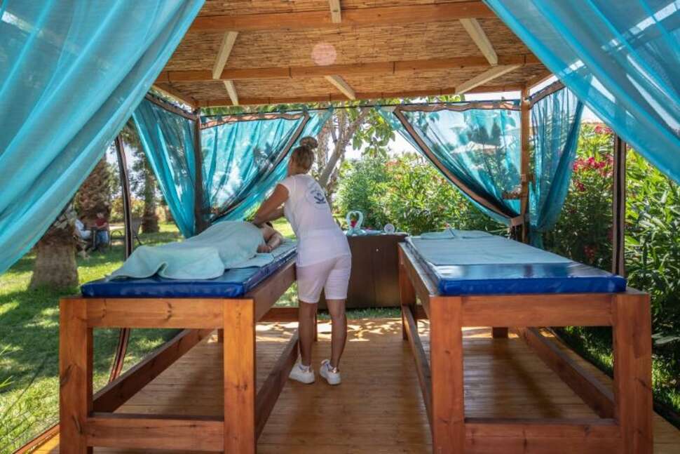 Een foto van de faciliteiten bij Evripides Village Beach Hotel