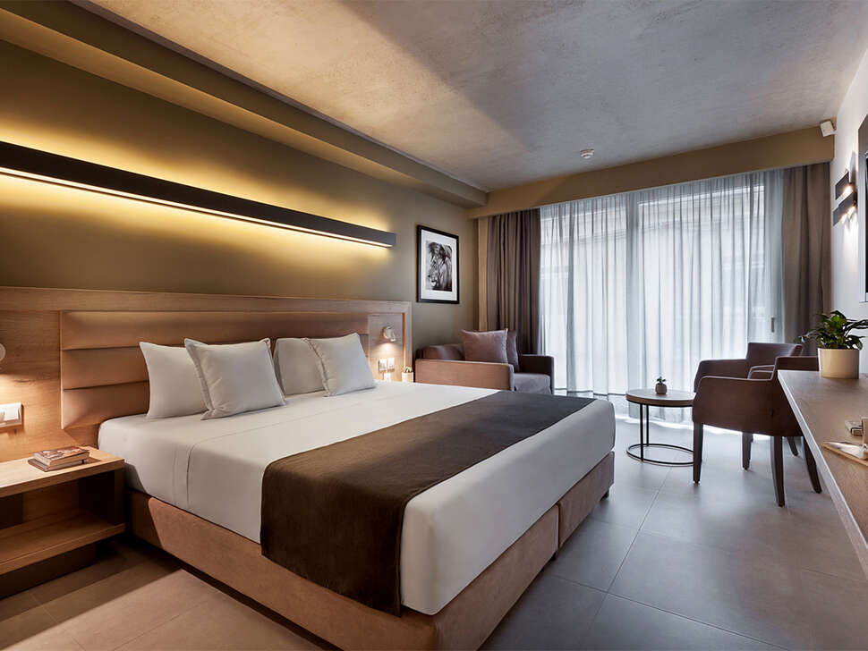 Een foto van een overzicht van St Azur Hotel