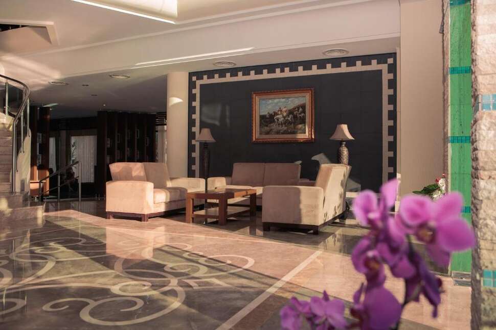 Een foto van het interieur van L'Ancora Beach