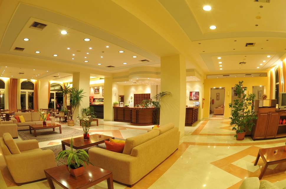 Een foto van het interieur van Corfu Hellinis Hotel