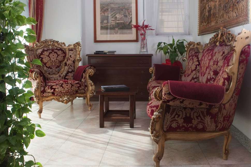 Een foto van het interieur van Hotel Antico Acquedotto