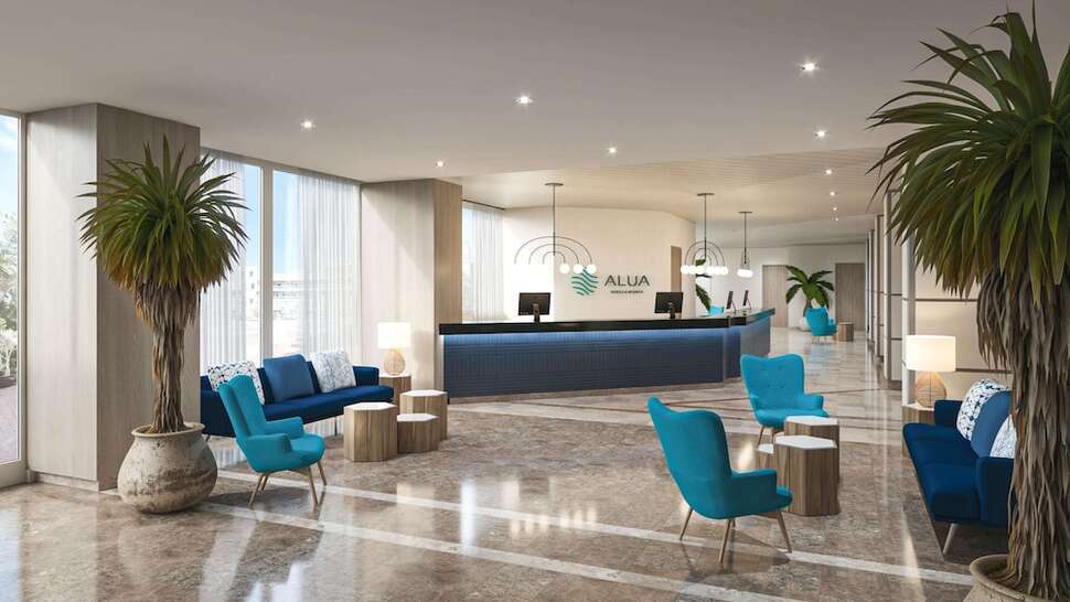 Een foto van het interieur van Alua Atlantico Golf Resort