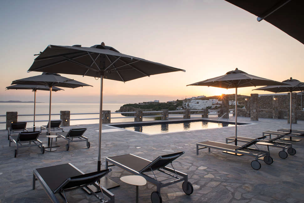 Een foto van het zwembad bij The Alkistis Hotel