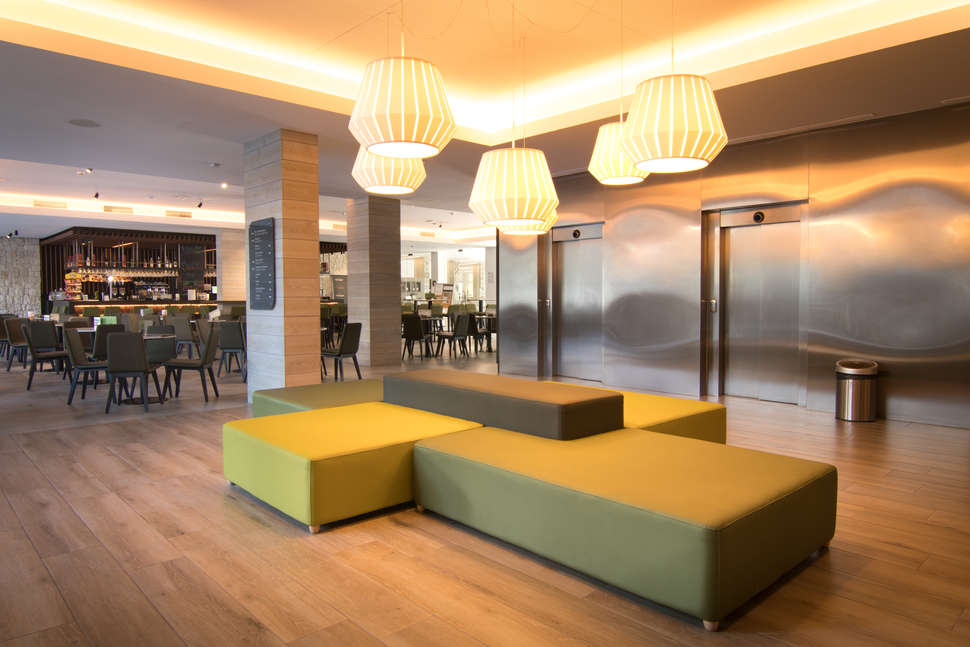 Een foto van het interieur van Hotel Cap Negret