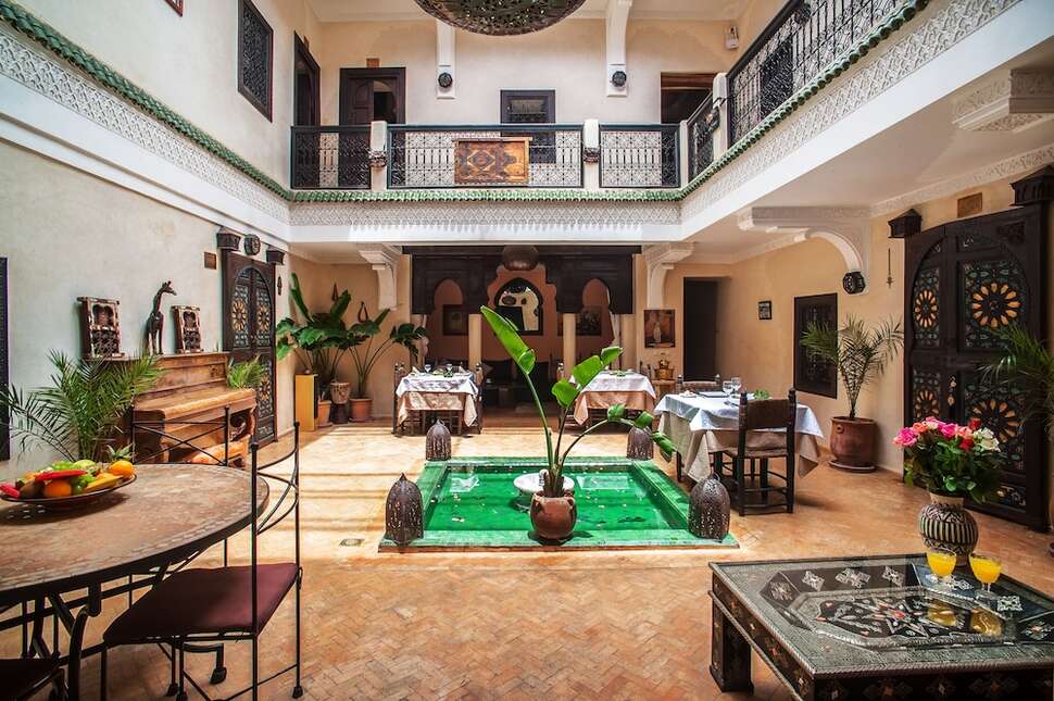 Een foto van de faciliteiten bij Riad Haraka