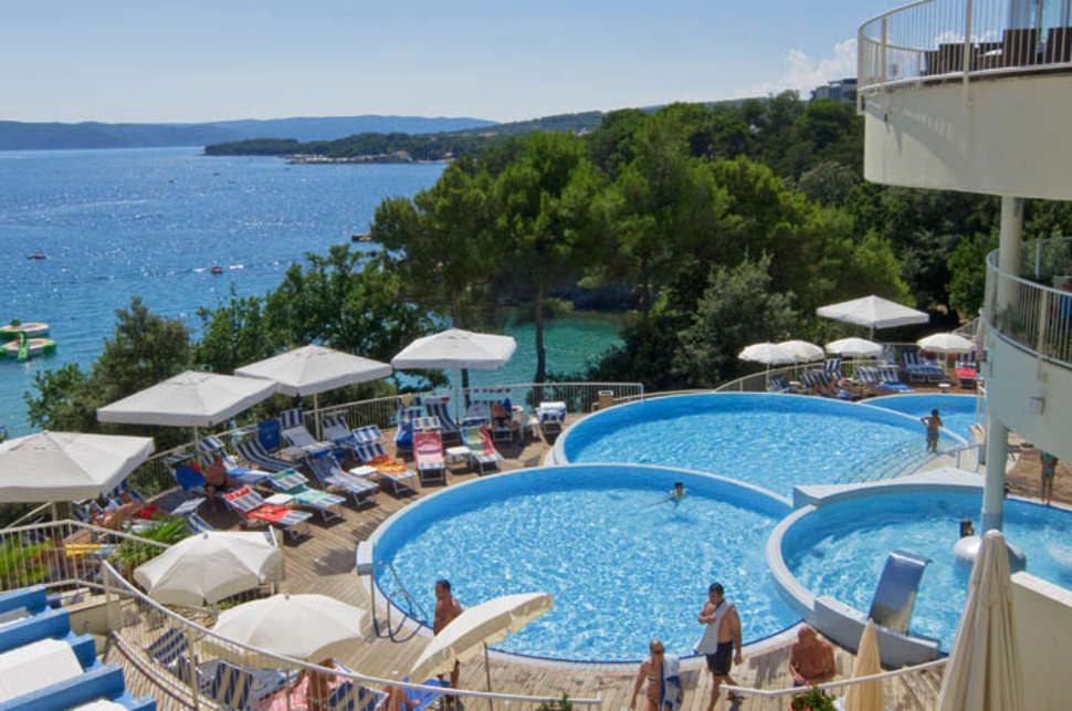 Een foto van een overzicht van Krk Sunny Hotel
