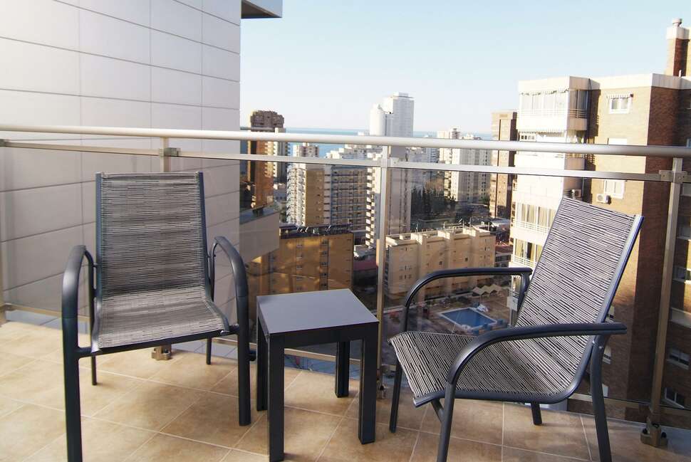 Een foto van het terras bij Sandos Monaco Beach Hotel & Spa