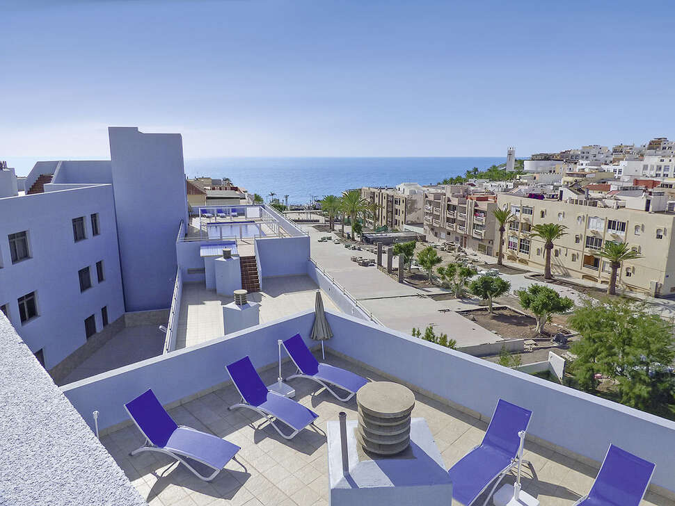Een foto van het terras bij Appartementen Tao Morro Jable