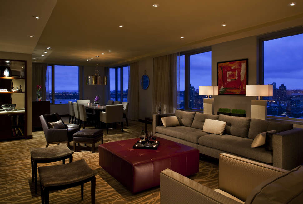 Een foto van het interieur van InterContinental New York Times Square