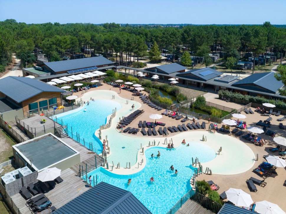 Een foto van het zwembad bij Sandaya Camping Soustons Village