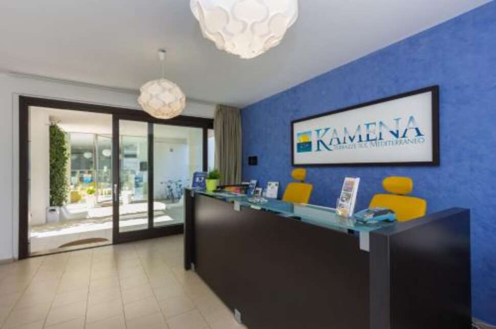 Een foto van het interieur van Kamena Residence
