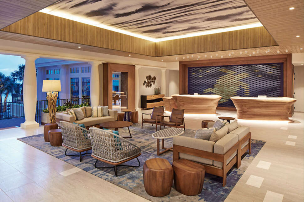 Een foto van het interieur van Curacao Marriott Beach Resort