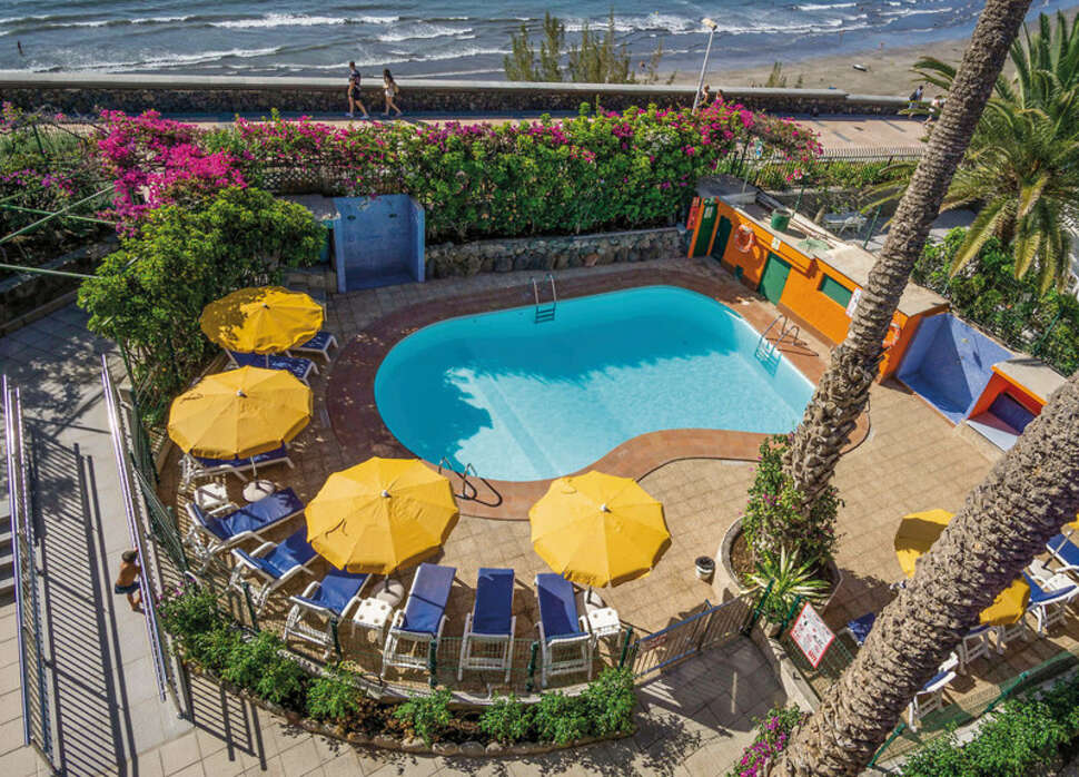 Ein Foto vom Pool im Apartments San Nicolas