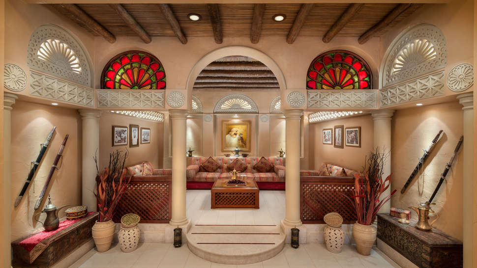 Een foto van het interieur van Emirates Palace Mandarin Oriental