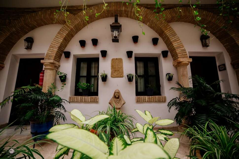 Een foto van het interieur van Hacienda Posada De Vallina