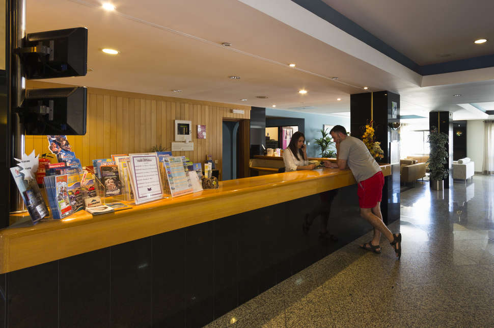Een foto van het interieur van Paladim & Alagoa Mar Hotels