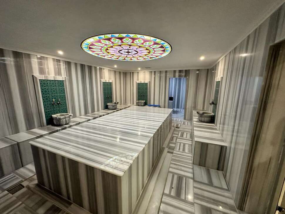 Een foto van de faciliteiten bij Side Golden Rock Hotel