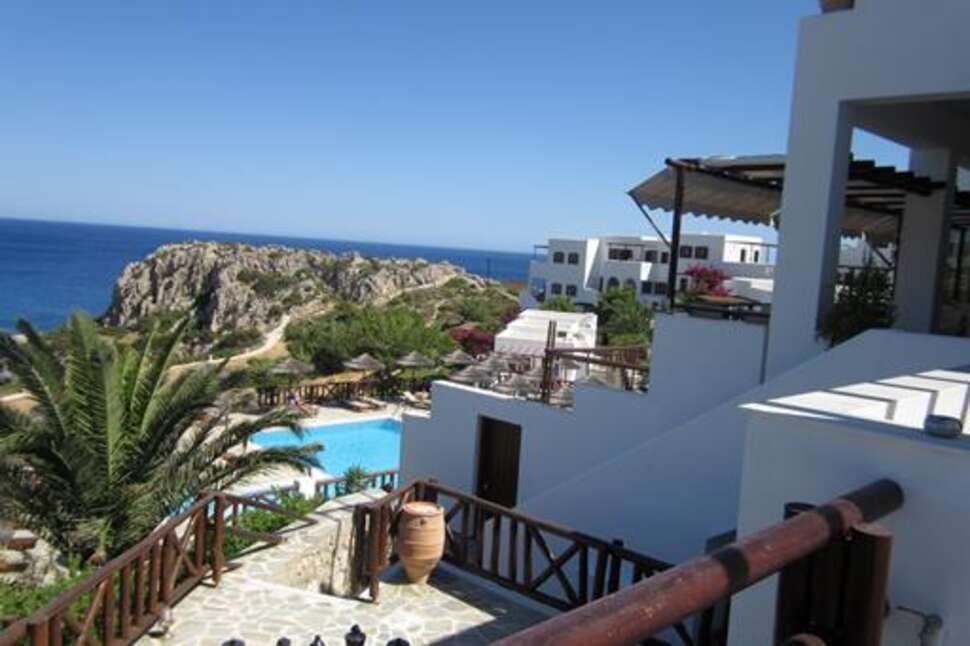 Een foto van het zwembad bij Aegean Village